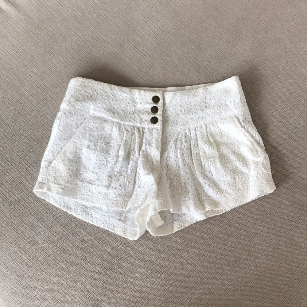 Lace Detail Shorts
